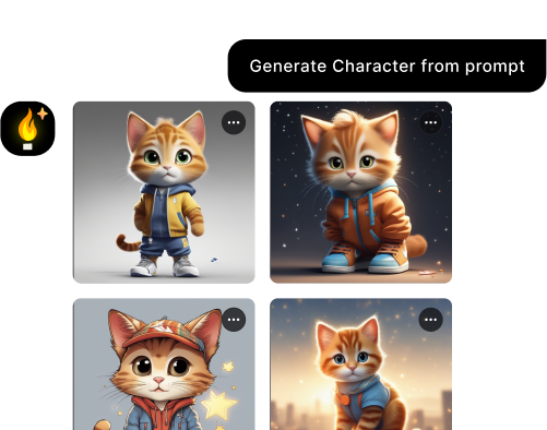 AI Generated Characters and Assets